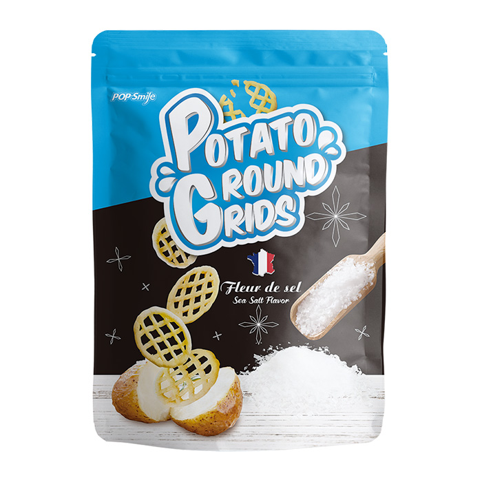 Sea Salt Flavour Potato Round Grid- 280g